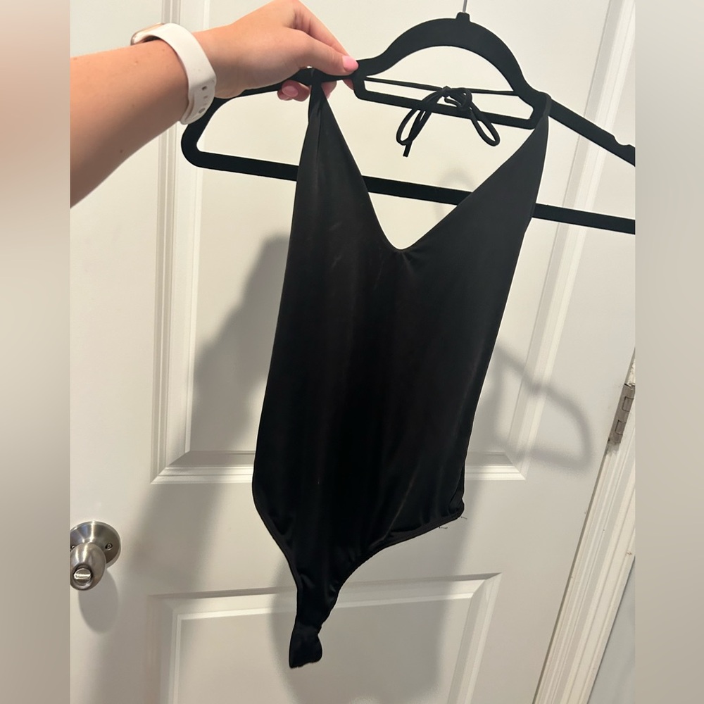 Open back body suit